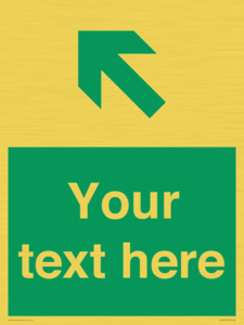 Custom Safe condition: Green Up left arrow